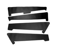 Szwaldaper For Mazda, 6 2006 2007 2008 4 pezzi/set Pannello maniglia portiera auto Copertura in pelle microfibra Pannello porta interno auto(Door panel Black)