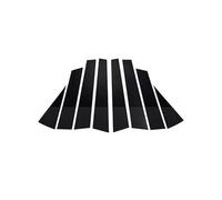 Szwaldaper for Nissan, X-Trail, Rogue 2014-2018 Montanti for pilastri lucidati in Fibra di Carbonio 8 Pezzi Copertura for Finestra Rivestimento per finestrini Auto