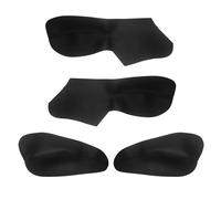 Szwaldaper For Peugeot 206, Citroen, C2 Solo 4 porte Car-Styling Interni Porta in pelle microfibra Bracciolo Pannello di copertura Accessori di rivestimento Pannello porta interno auto(Schwarz)
