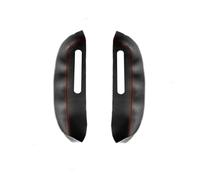 Szwaldaper For Peugeot, 307 2004 2005 2006 2007 2008 2009 2010 2011 2012 2013 Auto Maniglia Della Porta Pannello Bracciolo Copertura In Pelle Trim Accessori Pannello porta interno auto(2x Front Black-