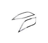 Szwaldaper For TOYOTA, for Vios/per Yaris/per Sedan 2014 2015 2016, Car Detector ABS Copertura cromata Trim Posteriore Coda Fendinebbia Lampada Telaio Stick 2 pezzi Copertura fendinebbia per auto