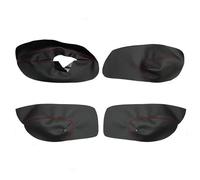 Szwaldaper For VW, for Golf, for MK4, for Bora, for Jetta, 1998 1999 2000 2001 2002 2003 2004 2005 Pannello porta auto Bracciolo Copertura in pelle microfibra Decor Pannello porta interno auto(Black-r