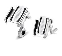 Szwaldaper GPS Universale In Lega di Alluminio Supporto Del Telefono Del Motociclo Mobile di Navigazione Brac, for BMW, R1250GS F750GS F850GS R1200GS G310GS Supporto per telefono da moto(Silver)
