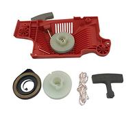 Szwaldaper Gruppo avviamento a strappo Puleggia Molla Maniglia Corda Kit di servizio Motosega Sostituisci parti, for Husqvarna, 55, for Rancher, 50 51 55 503151801 Avviamento a strappo per motosega