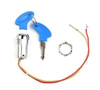 Szwaldaper Interruttore di accensione a 2 fili e 2 chiavi for auto, blocco chiave, bici elettrica, go-kart, scooter, parti di auto, accensione e avviamento, facile installazione Lucchetto antifurto pe