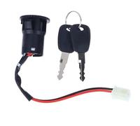 Szwaldaper Interruttore di accensione a barilotto, 1 set, 2 fili, interruttore di accensione con 2 chiavi, blocco on-off, for scooter elettrici, motociclette, quad, interruttore di accensione con bloc