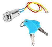Szwaldaper Interruttore di accensione for scooter elettrico, interruttore di accensione con chiave a 2 fili, blocco chiavi, for scooter elettrico, ciclomotore, kart, auto, interruttore di accensione L