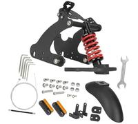 Szwaldaper Kit ammortizzatore posteriore modificato, per scooter elettrico per Niu Kqi2 Kqi3 con riduzione del rumore e struttura in acciaio Com Fort sistema a molle della sospensione anteriore