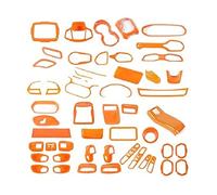 Szwaldaper Kit di decorazione per interni in ABS, accessori per cruscotto auto, kit di copertura adesivi, per Jeep, per Renegade 2015-2017, anello di rivestimento per bocchetta dell'aria dell'auto (B)
