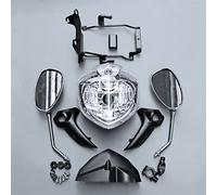 Szwaldaper Kit di montaggio fari anteriori for motociclette, tachimetro, coperchio inferiore posteriore, for, FZ6 FZ6N FZ-6N, for, 2007-2010 Spia luminosa per motocicletta