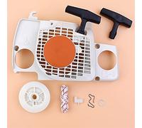 Szwaldaper Kit di riparazione for motoseghe a gas, puleggia avviamento a strappo, pezzi ricambio for a, for STIHL, MS170 MS180 MS180C 017 018 11300802100 11231950400 Avviatore per motosega