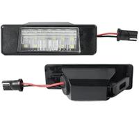 Szwaldaper Lampade a LED for la luce della targa, for NISSAN, for Qashqai, J11 Primera P12 Pathfinder R51, for X-TRAIL, T31 Juke F15, for Micra, Versa Navara Luce targa auto