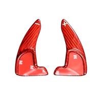 Szwaldaper Leva del cambio al volante for auto in fibra di carbonio, for DODGE, Challenger Charger 2015-2021 Durango 2014-2021 Accessori interni Estensione della leva del cambio per auto(BLACK Red)