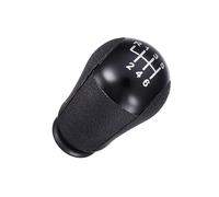Szwaldaper Leva del cambio con pomello del cambio for auto a 6 velocità in gomma, for Ford, for Focus, for Fiesta, for CMax Black Sliver Pomello del cambio(Schwarz)