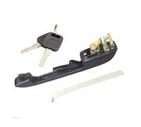 Szwaldaper Maniglia esterna for porta anteriore destra con 2 chiavi, for, 100 200 C3 1982-1987 OEM 55107137GR 443837206B 443837206C Maniglia per porta esterna