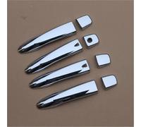 Szwaldaper MODANATURA DELLA MANIGLIA DELLA PORTA DELL'AUTOMOBILE IN CROMO NERO LUCIDO, for RENAULT, KADJAR 2015-2019 Copertura della maniglia della porta esterna(Silver 2 Buttons)