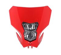 Szwaldaper Motocross Enduro Dirt Bike Moto Faro Faro Faro 12V CRF450L CRF450XR CRF 450L 450XR 2019 2020 Spia luminosa per motocicletta(Rot)