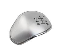Szwaldaper MT Sostituzione inserto pomello cambio auto 5/6 velocità, for Ford, for Focus 2 3 MK2 MK3 2009-2018, for parti Fiesta 2009-2018 Pomello del cambio(6 Speed Silver)