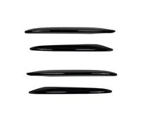 Szwaldaper Paraurti anteriore Splitter fendinebbia Griglia di copertura Trim Spo, for, Accessori Classe E W213 E200 E260 E300 2016-2020 Spoiler anteriori Spoiler anteriore(BLACK Glossy Black)