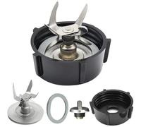 Szwaldaper Parti di ricambio for frullatore compatibile con lame, for Oster, kit Fusion a 6 punte for Gruppo coperchio lame frullatore di ricambio