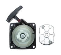 Szwaldaper Piastra di trazione in Alluminio for decespugliatore a Benzina 43CC 49CC 52CC Sostituire 40-5 BG430 BG520 Accessori da Giardino Gruppo avviamento a Strappo(Black Recoil Starter Plate)