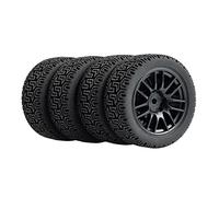 Szwaldaper Pneumatici e Ruote con Impugnatura 4 Pezzi, for HSP, for HPI, for Tamiya, 1/10 1:10 Touring Car RC 9062-8014 Pneumatici per Auto RC(9062B-8014)
