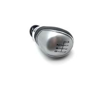 Szwaldaper Pomello del cambio argento nero 5 marce 6 velocità manuale, for Focus 2 MK2 FL MK3 MK4 MK7, for GALAXY, for FIESTA, Car Styling Pomello del cambio(Silver 6speed)