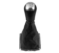 Szwaldaper Pomello del cambio for Ford, for Focus 2, for Mondeo MK2 2004 2005 2007 2008 2009 2010 2011 Car Styling Leva Gaitor Shifter Boot Cover Case Pomello del cambio(6 Speed Silver)