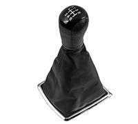 Szwaldaper Pomello del cambio for Ford, for Focus 2, for Mondeo MK2 2004 2005 2007 2008 2009 2010 2011 Car Styling Leva Gaitor Shifter Boot Cover Case Pomello del cambio(6 Speed Black)