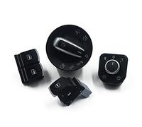 Szwaldaper Pulsante interruttore di controllo finestra specchio fendinebbia, for VW, for Passat, B6, for EOS, for Jetta, for Golf, 5 6 R32 Rabbit GTI Mk5 Mk6 SET Interruttore fendinebbia