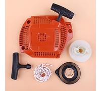 Szwaldaper Recoil Rewind Pull Starter Puleggia Molla Maniglia Grip Corda Kit Motosega, for Husqvarna, 435 544287002 Avviamento a strappo per motosega