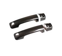 Szwaldaper Rivestimento della copertura della maniglia della porta esterna dell'auto in fibra di carbonio da 2 pezzi, for Toyota, FJ Cruiser 2007-2021 Copertura della maniglia della porta esterna