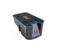 Szwaldaper Scheda di ricarica wireless for auto, for VOLVO, XC60 S90 XC90 V60 V90 S60 Caricabatterie for cellulare con accendisigari, ricarica rapida 2015-2021 Adattatore per caricabatteria da auto