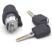 Szwaldaper SET COMPLETO DI BLOCCO INTERRUTTORE DI ACCENSIONE CILINDRO SERRATURA PORTA SINISTRA, for Skoda, for Octavia, 2005-2008 1Z0837167C 6Y0898167E Attuatore per serratura portiera auto