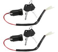 Szwaldaper Set di 2 blocchi di accensione e chiavi con 2 chiavi, chiave di blocco di accensione, for accessori di ricambio for triciclo elettrico e scooter. Lucchetto antifurto per scooter