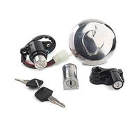 Szwaldaper Set di chiavi for interruttore di accensione del tappo del serbatoio del carburante della motocicletta, for CBT125 Interruttore di accensione per moto