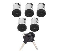 Szwaldaper Set di cilindri for serratura portiera auto, compatibile con EXPERT 806, for Citroen, SYNERGIE DISPATCH, nero Attuatore per serratura portiera auto