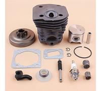 Szwaldaper Set di ingranaggi a vite senza fine della pompa dell'olio del tamburo frizione pistone cilindro da 44 mm, for Husqvarna, parti motore sega a catena 350 340 345 Kit frizione