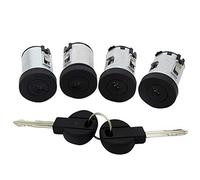 Szwaldaper SET DI SERRATURA for PORTA 9170.AY 4162C9, for Fiat, SCUDO, for Citroen, XM XANTIA SYNERGIE DISPATCH JUMPY 1995-2007 (Colore: 2 pezzi) Attuatore per serratura portiera auto(BLACK 4pcs Barre