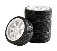 Szwaldaper Spugna for Inserto Ruota for Pneumatici velocità 4 Pezzi, for HSP, for HPI, 1/10 1:10 Touring Car RC 9005-6091 Pneumatici per Auto RC(9005W-6091)