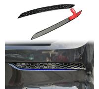 Szwaldaper Striscia di rivestimento della lampada della luce fendinebbia del riflettore posteriore a nido d'ape nero lucido modificato, for Golf 8 MK8 for R-Line 2020 2021 Copertura fendinebbia per au