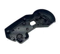 Szwaldaper Tachimetro Custodia dello strumento Indicatori Contachilometri Contagiri Coperchio della scatola for FZ1 FZ1N FZ1S FZ6 FZ6N XJ6 Giro singolo Copertura contagiri per moto(BLACK C)