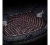 Szwaldaper Tappetini personalizzati for bagagliaio auto, for Jaguar, tutti i modelli F-PACE XJL F-TYPE XK XEL XF XE XFL Rivestimento per bagagliaio(Black red)