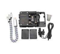 Szwaldaper USB Del Telefono Mobile Staffa di Navigazione Moto Supporto di Ricarica USB, for BMW, R1200GS F800GS ADV F700GS R1250GS F850GS F750GS Supporto per telefono da moto(No destructive)