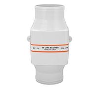 Szwaldaper Ventilatore di sentina 3in 12V sfiato in linea 130CFM 4 pale Flusso d'aria elevato Ventilazione for yacht marini Barche Ventilatore per motore per barche