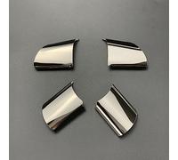 Szwaldaper Volante in acciaio inossidabile Decorazione Trim Adesivi for auto Accessori auto, for Ford, for Focus 2 MK2 2005-2011, for KUGA, for C-MAX Adesivo per volante(Silver matte)
