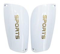 SZXMDKH Parastinchi da calcio, parastinchi per ragazzi, ragazze, parastinchi per partite di calcio, protezione con cuscino in EVA per ridurre colpi e lesioni (bianco), L