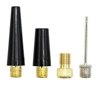 SZXMDKH Set di 4 aghi per pompa a sfera, kit di gonfiaggio ad ago, adattatore per ugello ad ago, kit adattatore per pompa di gonfiaggio a sfera, kit di adattatori per valvole ad ago, pompa a sfera,