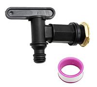 SZXMDKH Tubo flessibile per rubinetto dell'acqua con filettatura ¾ BSP, in plastica, con 1 rotolo di nastro di tenuta flessibile