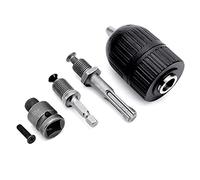 SZYDD 5 pezzi Heavy Duty Drill Chuck Converter adatto per tenere punte da trapano a gambo tondo in modo sicuro, rapido e facile da bloccare